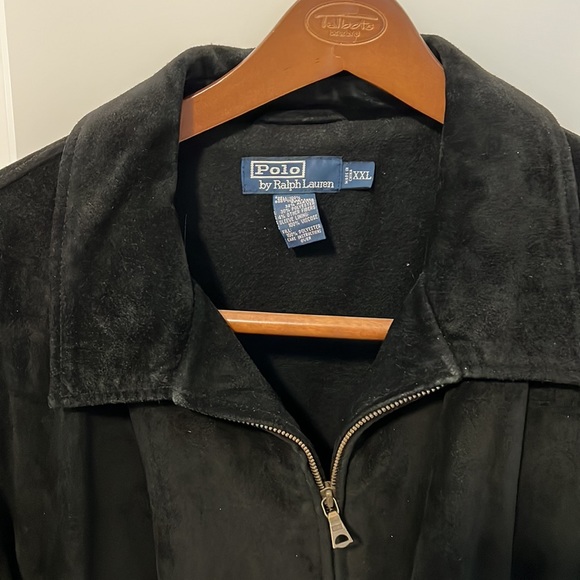 Men’s Polo black suede jacket - Picture 2 of 9